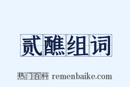 贰醮组词是什么意思的图片